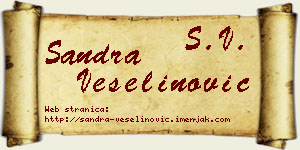 Sandra Veselinović vizit kartica